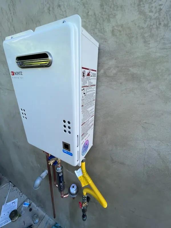 Tankless water heater installation for Island Creek homes